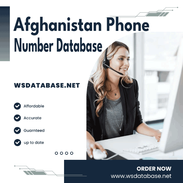 Afghanistan Phone Number Data