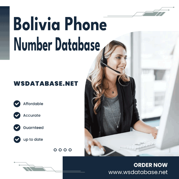 Bolivia Phone Number Data