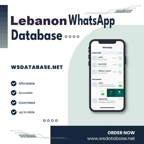 Lebanon WhatsApp Number Data