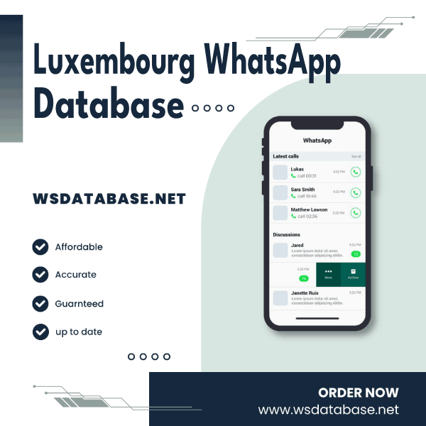 Luxembourg WhatsApp Number Data