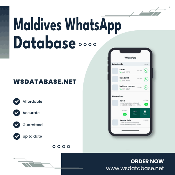 Maldives WhatsApp Number Data