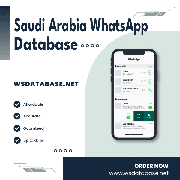 Saudi Arabia WhatsApp Number Data