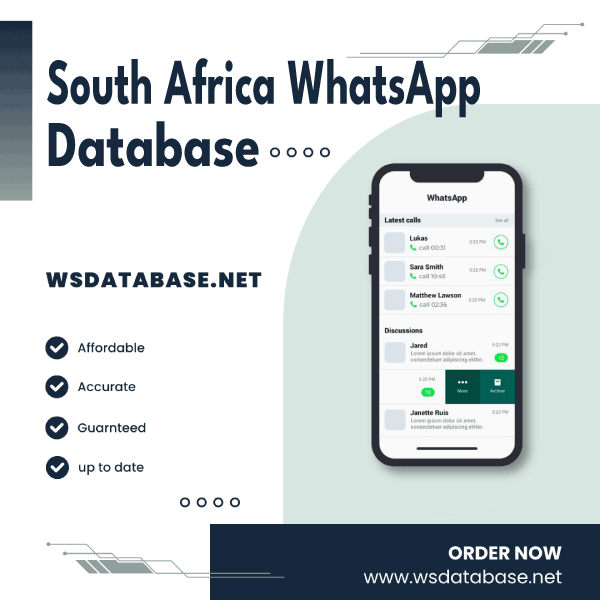 South Africa WhatsApp Number Data