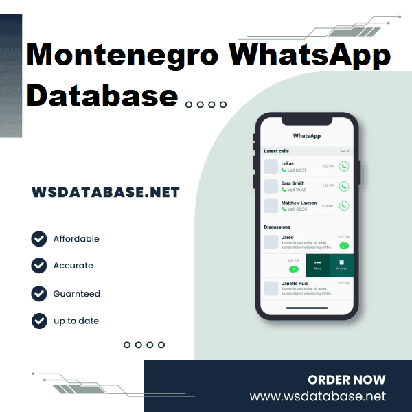 Montenegro WhatsApp Number